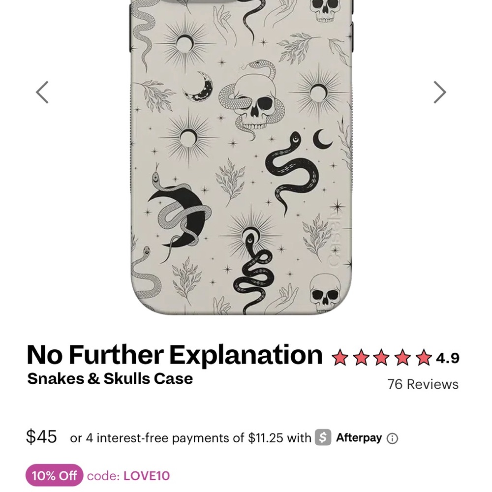 Snakes & Skulls Phone Case